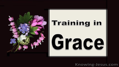 Training in Grace (devotional)12-30    (black)